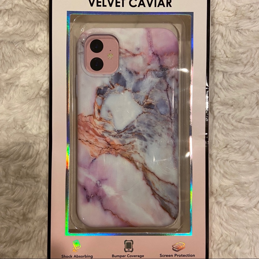 Velvet Caviar Violet Sky Marble iPhone 11 Case